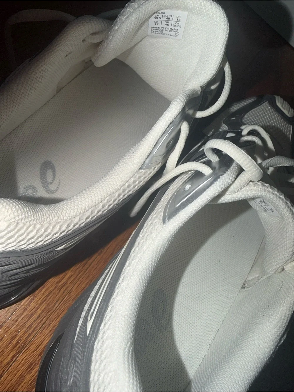 ASICS GEL Men's Sneakers in White and Gray - Lightweight Mesh Athletic Shoes